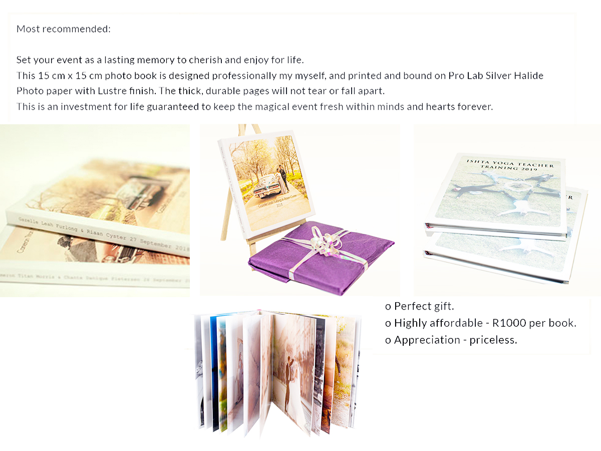 15 x 15 cm photobook